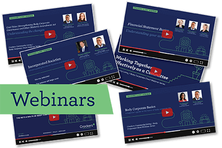 Body Corporate Resource Webinars